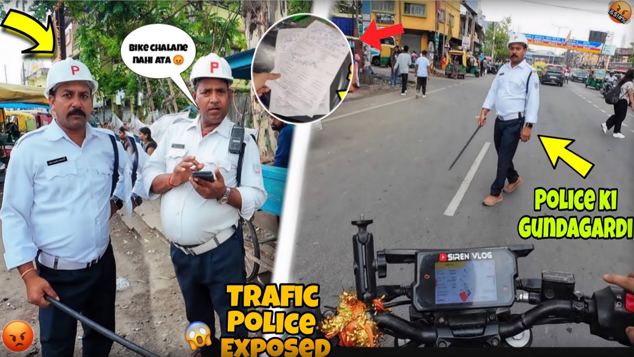 Traffic Police 😡Ki GUNDAGARDI Exposed! 🚫