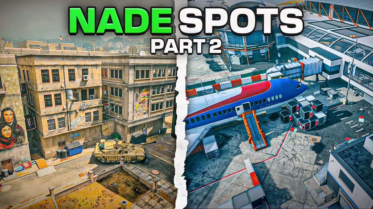 #1 PRO NADE SPOTS FOR MW3 RANKED PLAY! (Part 2)