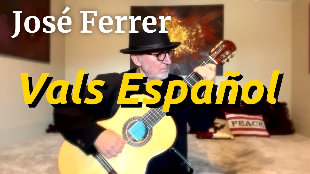 Vals Español in E Minor by José Ferrer - Michael Lucarelli, classical guitar