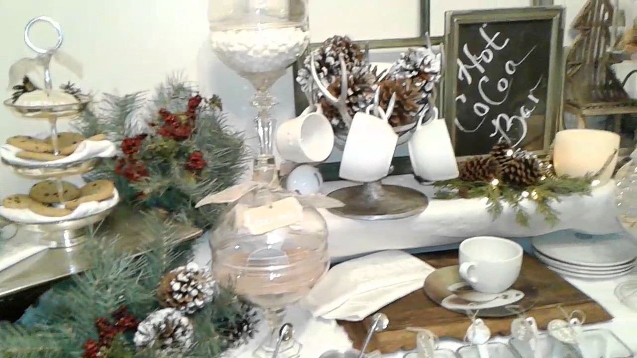 NEW! RUSTIC CHRISTMAS HOT CHOCOLATE BAR