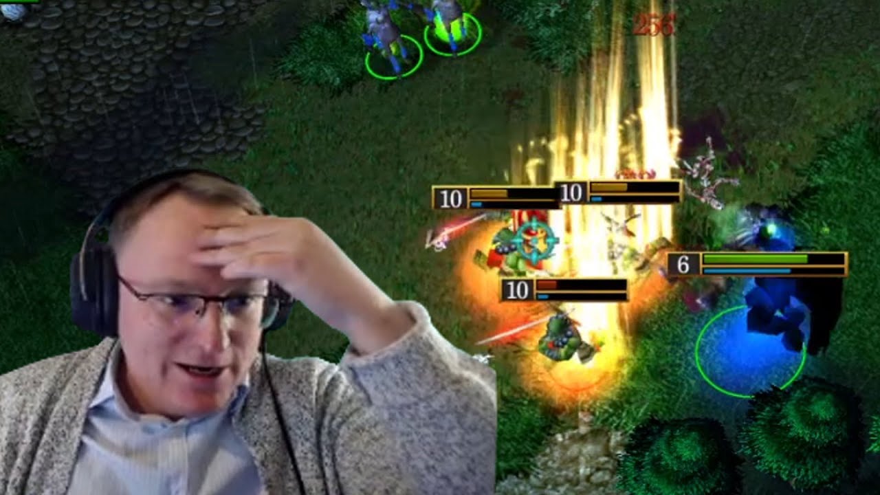Ночной Warcraft III от ВУДУША | Катка против ДУШНОГО ОРКА