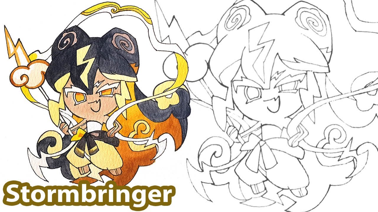 How to draw Stormbringer | Cookie Run Kingdom