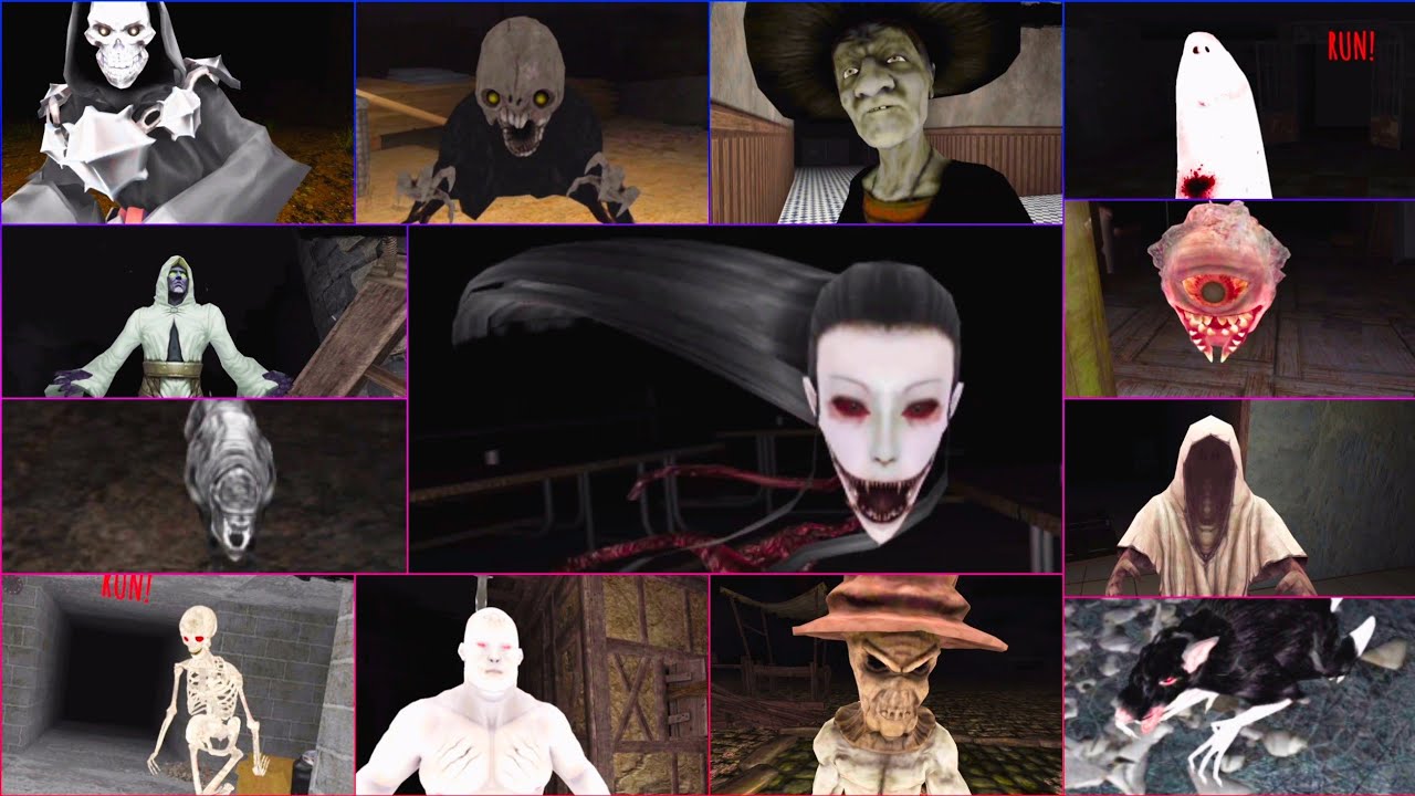 Soul Eyes Demon - ALL Monsters Jumpscares On ALL Maps! Getting Caught, Ending (Eyes The Horror Game)