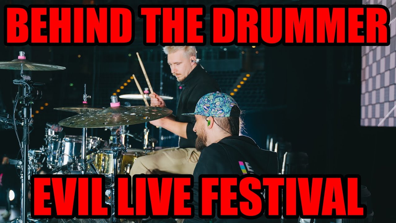 Behind the Drummer | Drumtech POV | Evil Live Festival | Electric Callboy Europe Festivals 2024