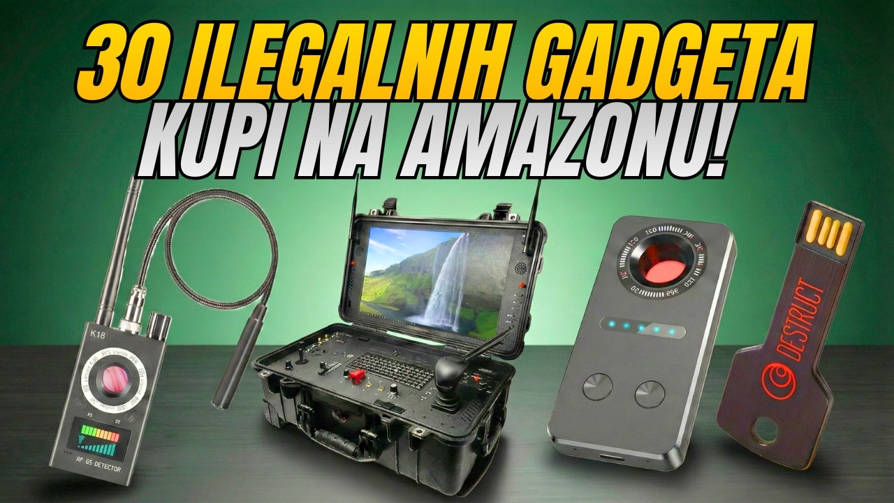 30 ilegalnih HAKERSKIH gadgeta koje STVARNO možeš kupiti na Amazonu (2026)