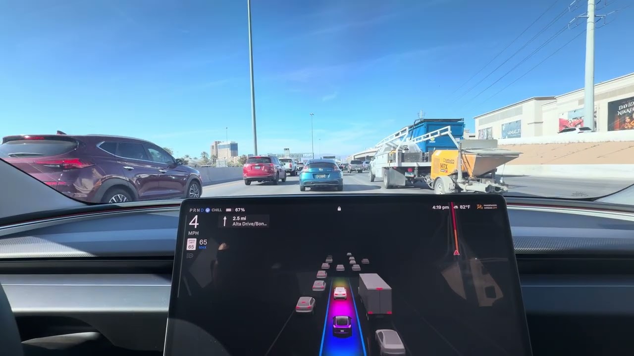 2024 Tesla Model 3 - Las Vegas Afternoon Drive - March 16, 2026