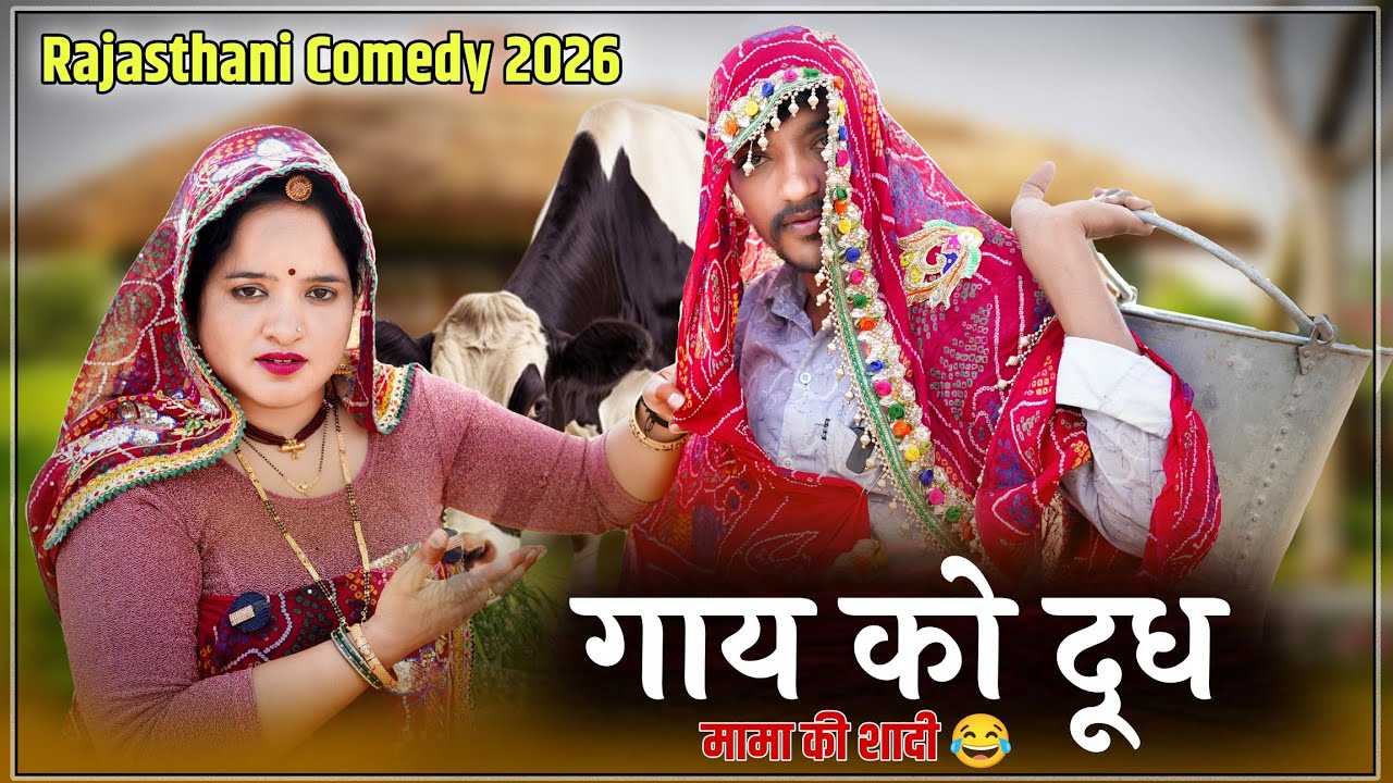 गाय को दूध और मामा की शादी || Rajasthani  कॉमेडी वीडियो 2026 || Vijeta ki comedy 