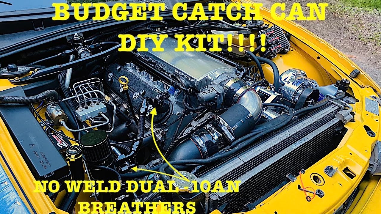 Budget LS catch can + how-to AN fitting assembly (GTO build series)
