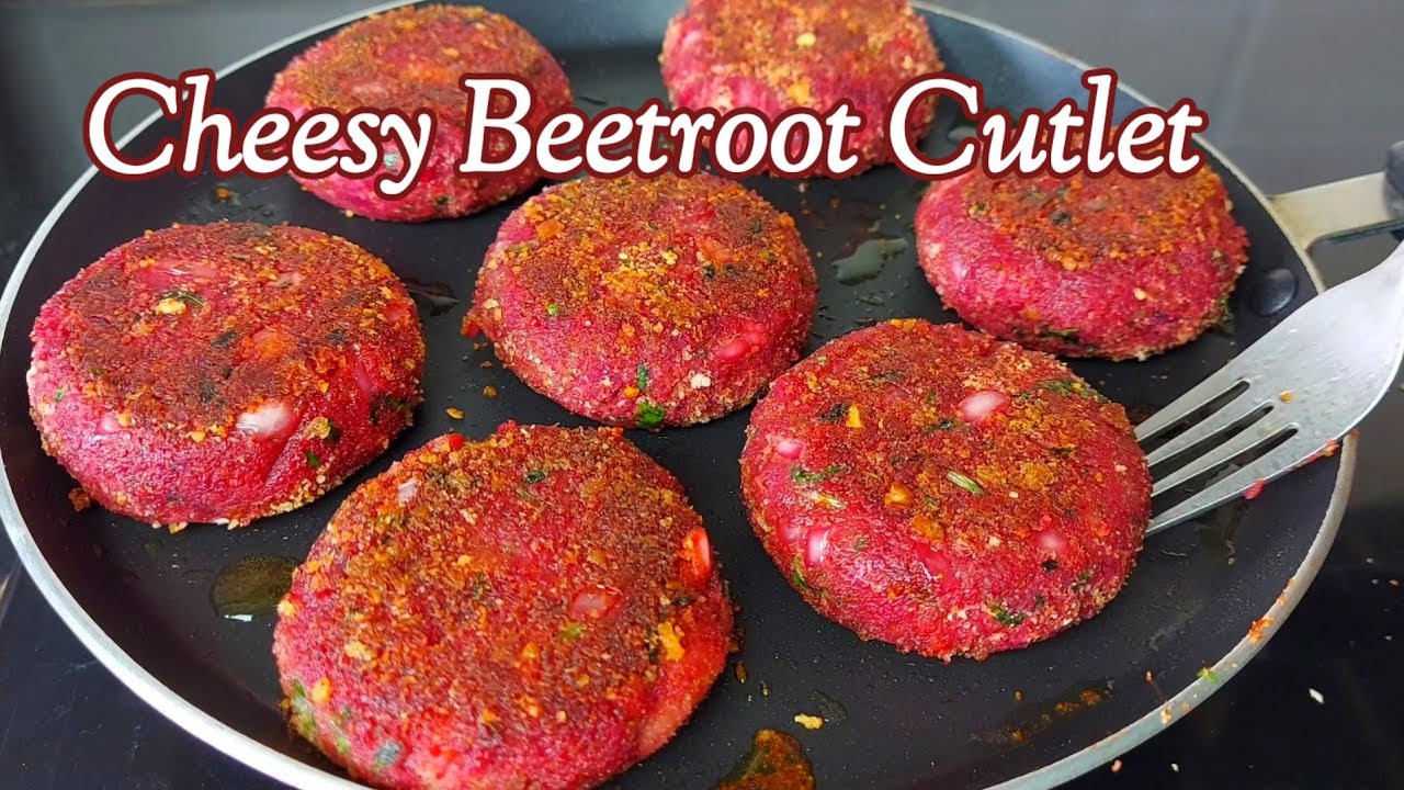 Cheesy Beetroot Cutlet | Beetroot Tikki Recipe |Aloo Beetroot Cutlet |Beetroot Tikki|Beetroot Recipe