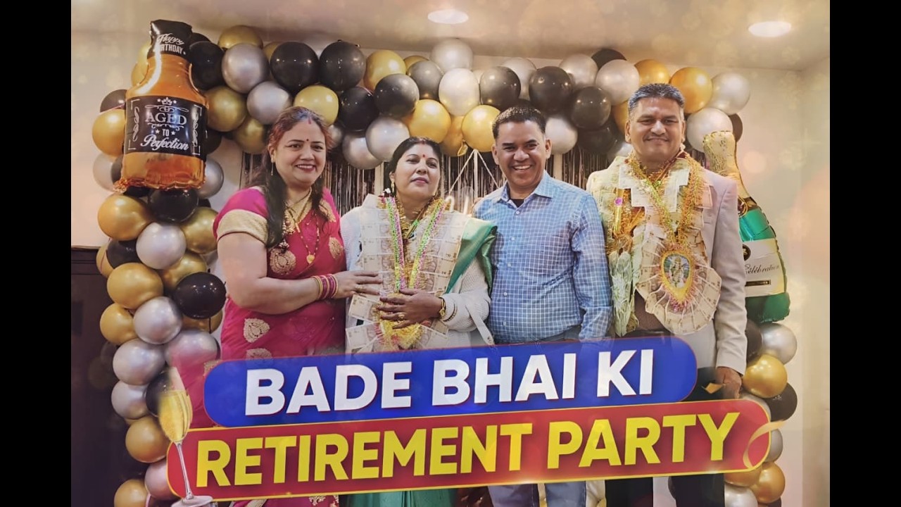 Bade Bhai Ki Retirement ❤️| Dance, Masti ka Yaadgaar Party Vlog |
