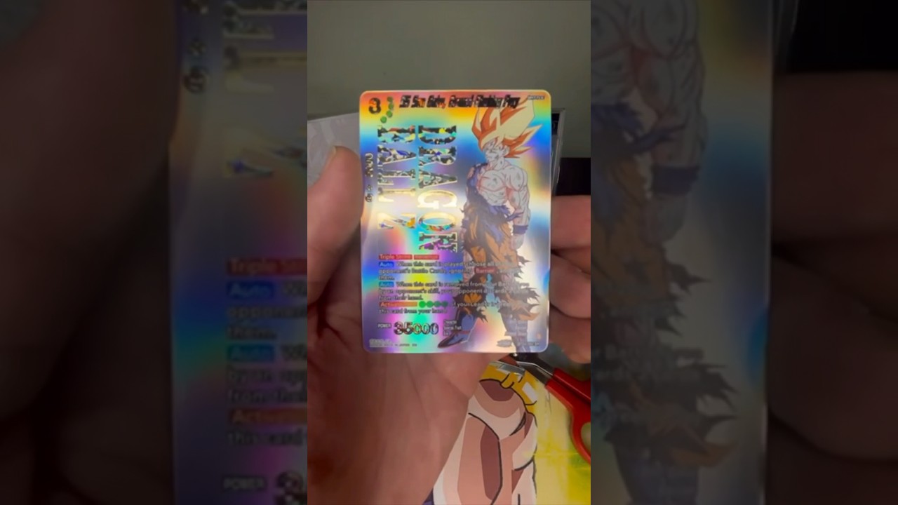 La carta m&aacute;s cara...+2500&euro;  🤯🤩 Dragon ball super card game / collector booster Beyond generation.
