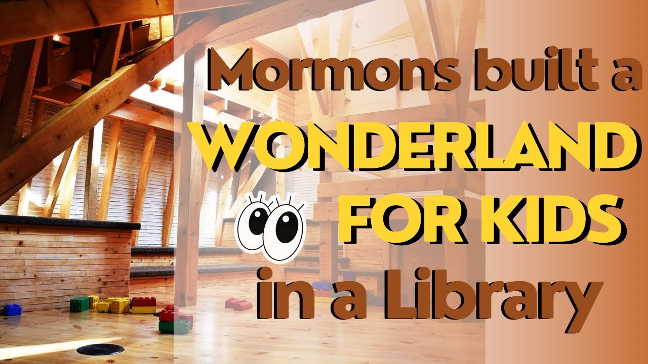 Salt Lake City Library - Mormon's(LDS) impressive investment on Children/Education