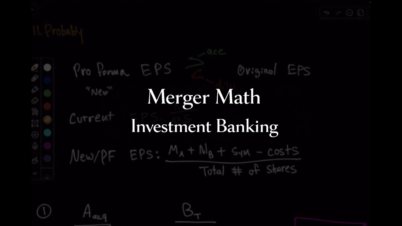 Merger Math Explained | Investment Banking