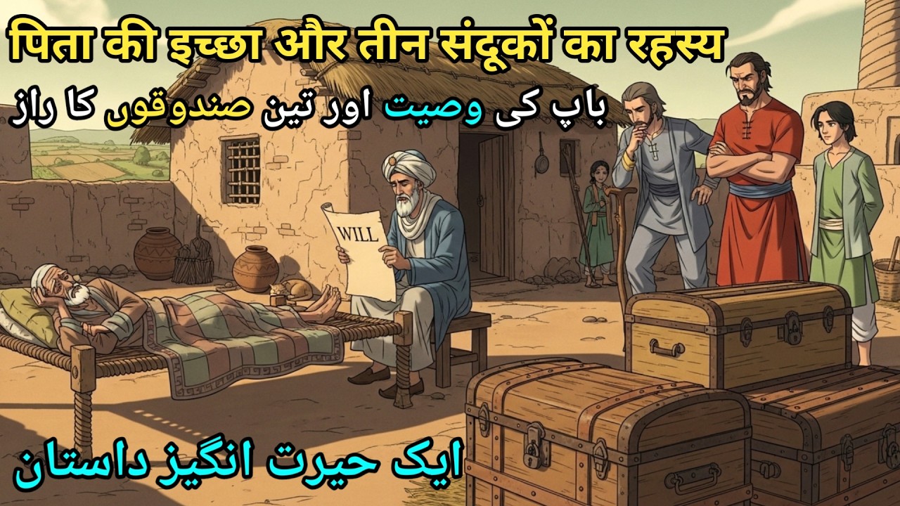Bap ki Wasiyat or Tin Sanduqon ka Raaz | पिता की इच्छा और तीन संदूकों का रहस्य| #moralstories