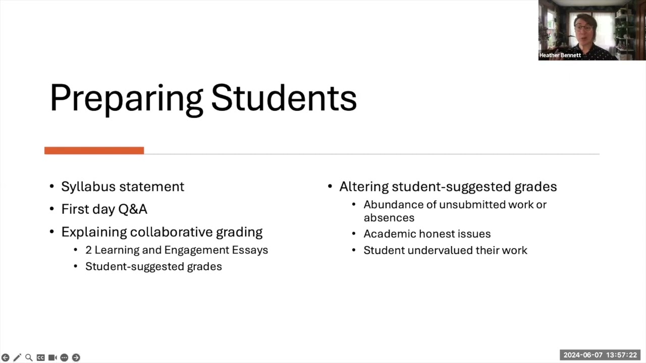 PHELC24 Ungrading: Using feedback and reflection to address equity challenges in large classes