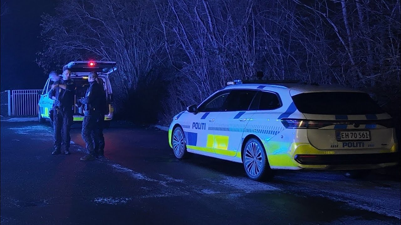 Brand ved hallen i Søvind