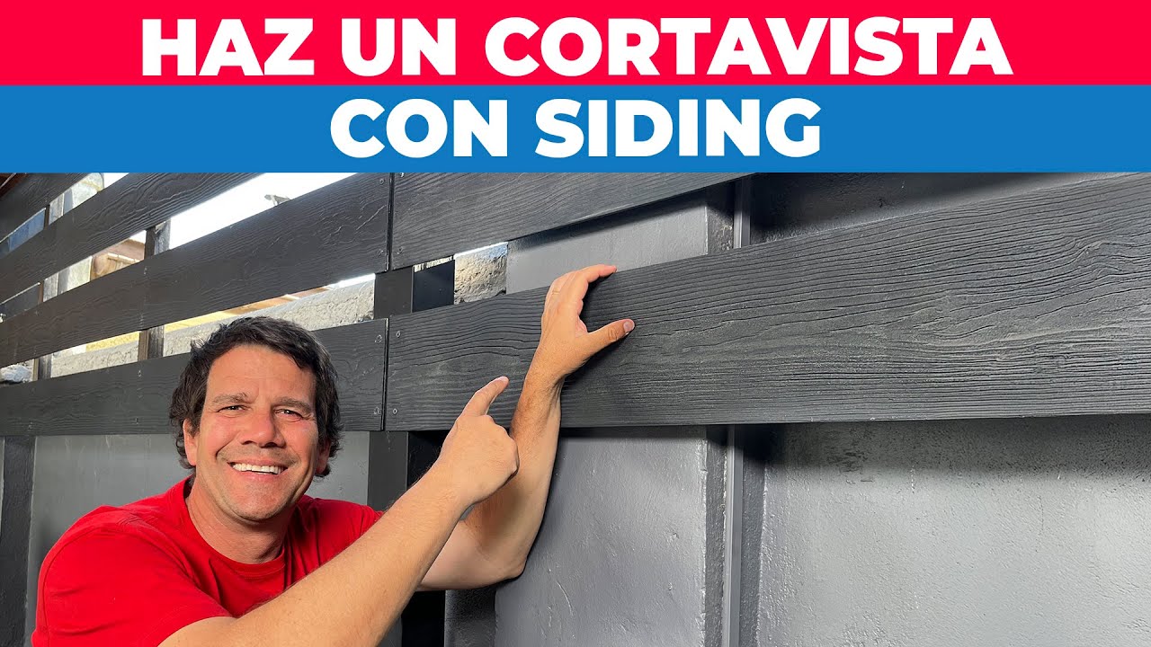 Cómo hacer un cortavista con siding