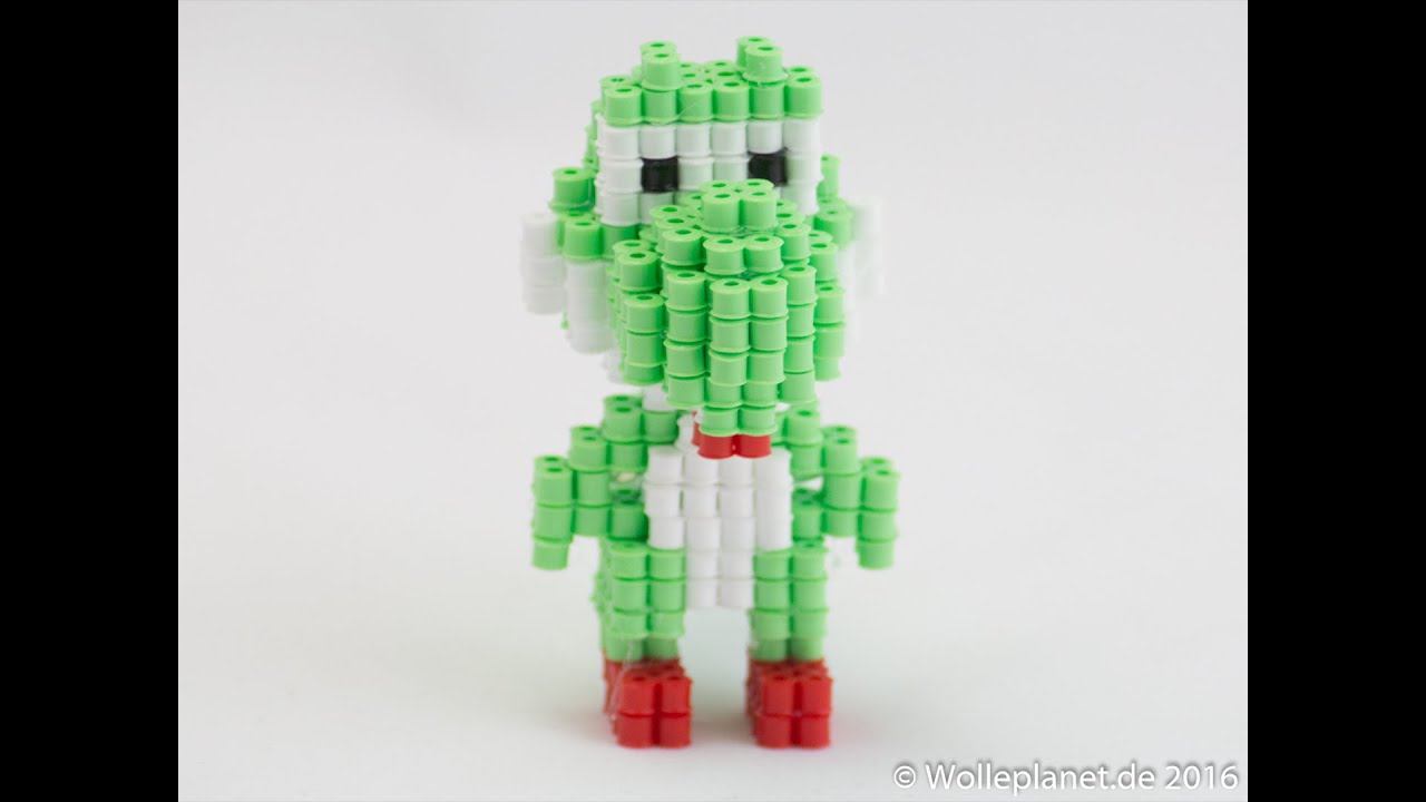 Perler Bead 3D Super Mario Yoshi