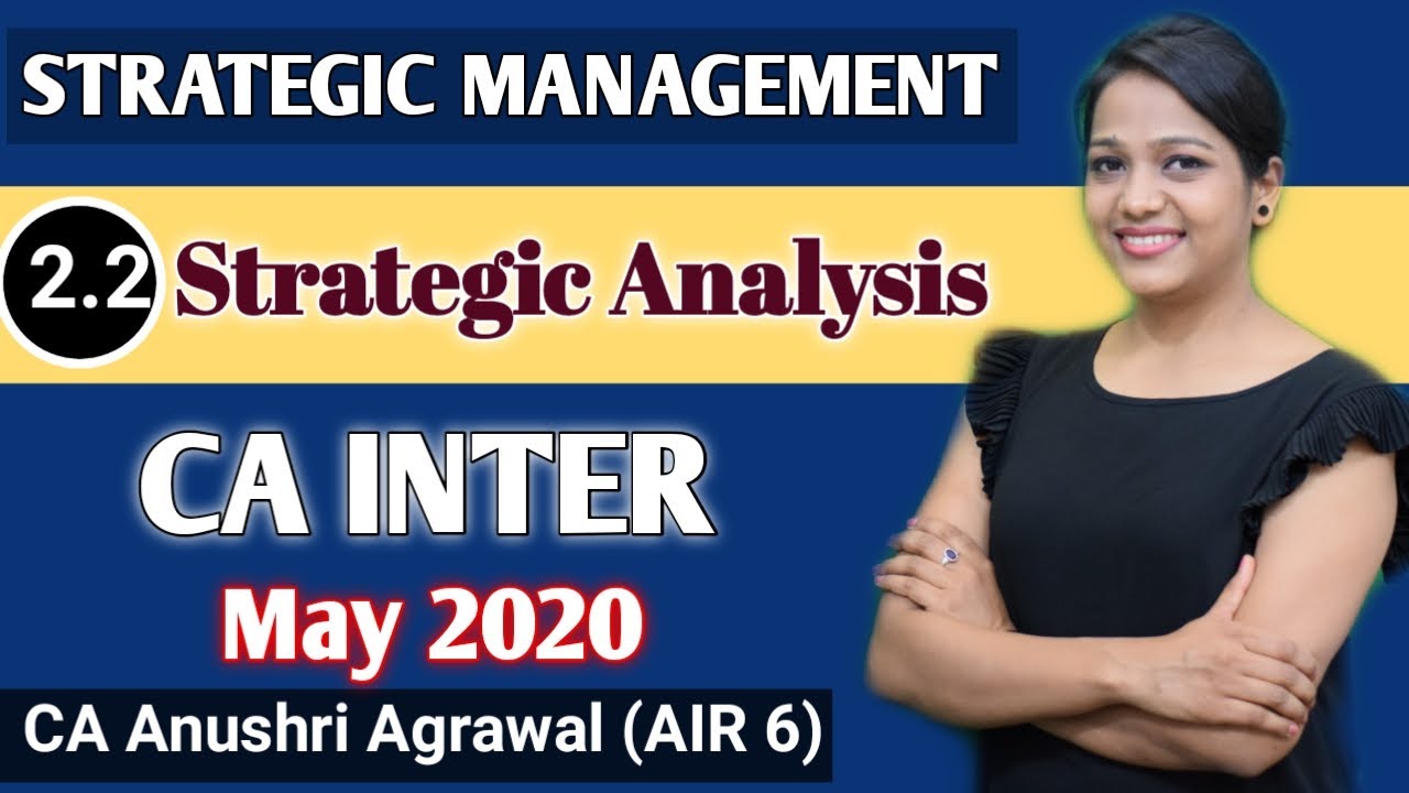 STRATEGIC ANALYSIS ll Chapter 2 ll Strategic Management ll CA -IPCC