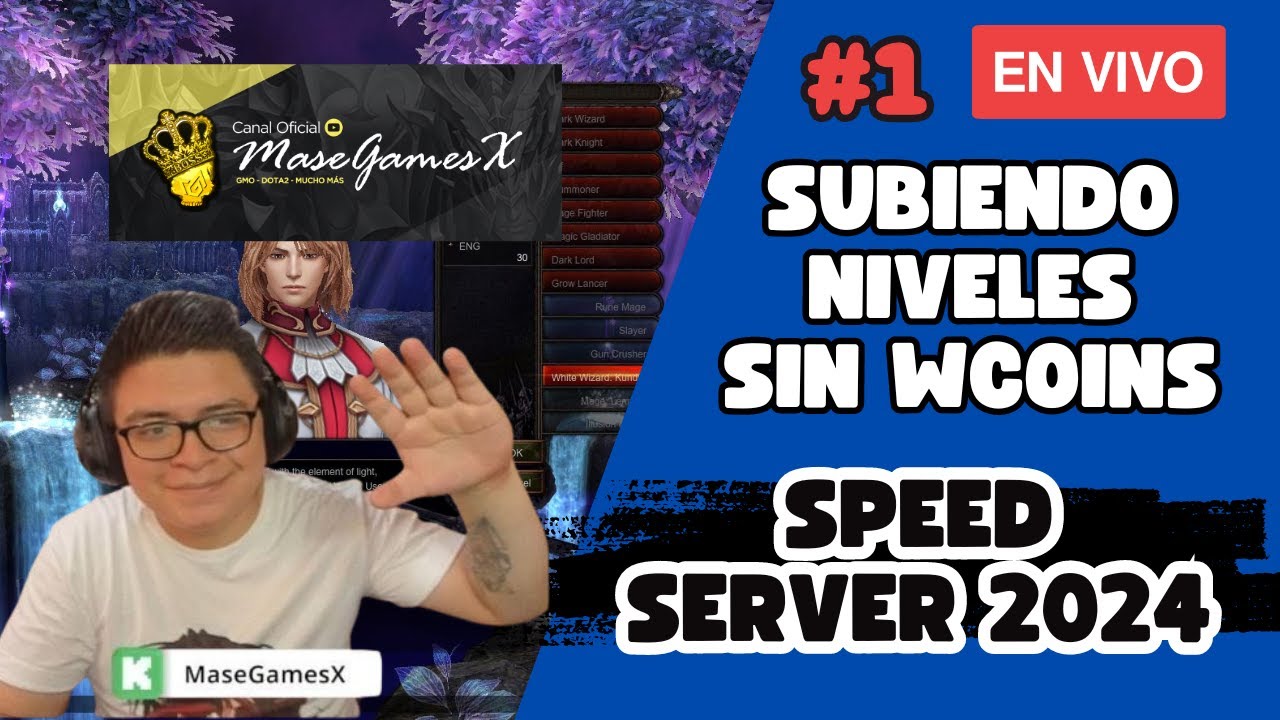 👑 SPEED SERVER 2024 - SUBIENDO UN KUNDUN SIN WCOINS😎 Mu Online S18