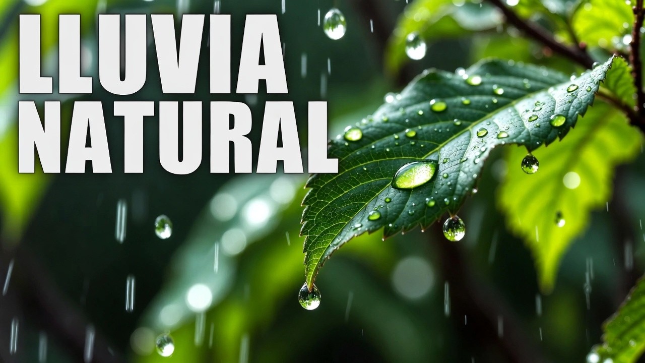 Lluvia en la naturaleza 🌿 1 hora para relajarse
