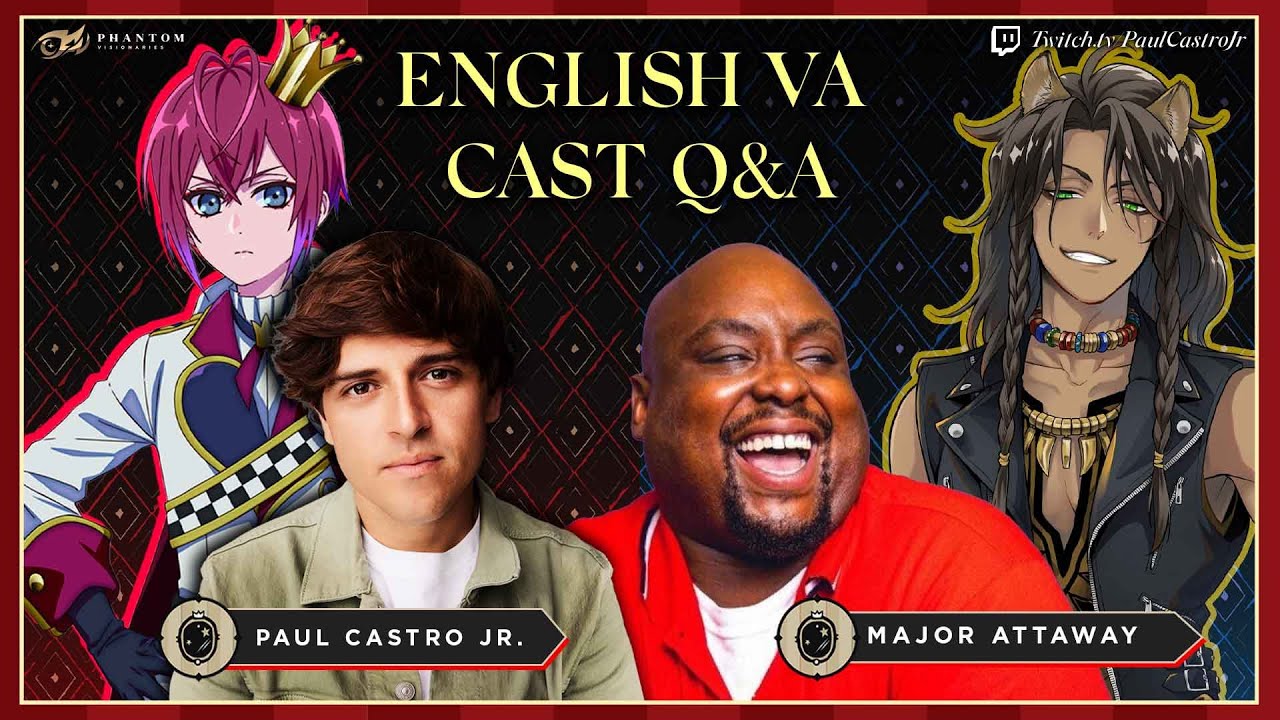 Twisted Wonderland English Voice Actors Q&A: Major Attaway (Leona) & Riddle (Paul Castro Jr.)