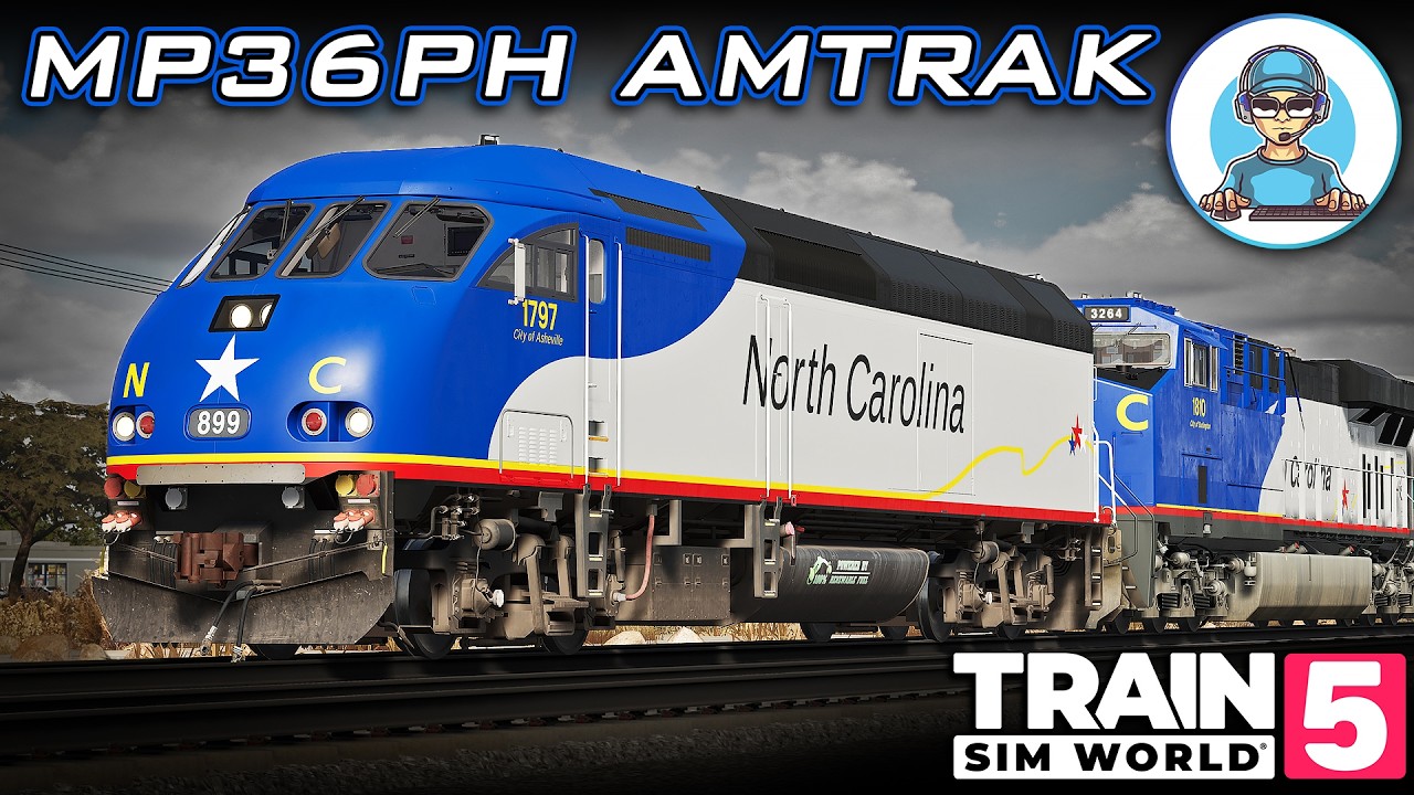 Amtrak North Carolina MP36PH-3C (Custom Livery) @TrainSimWorld ​@amtrak