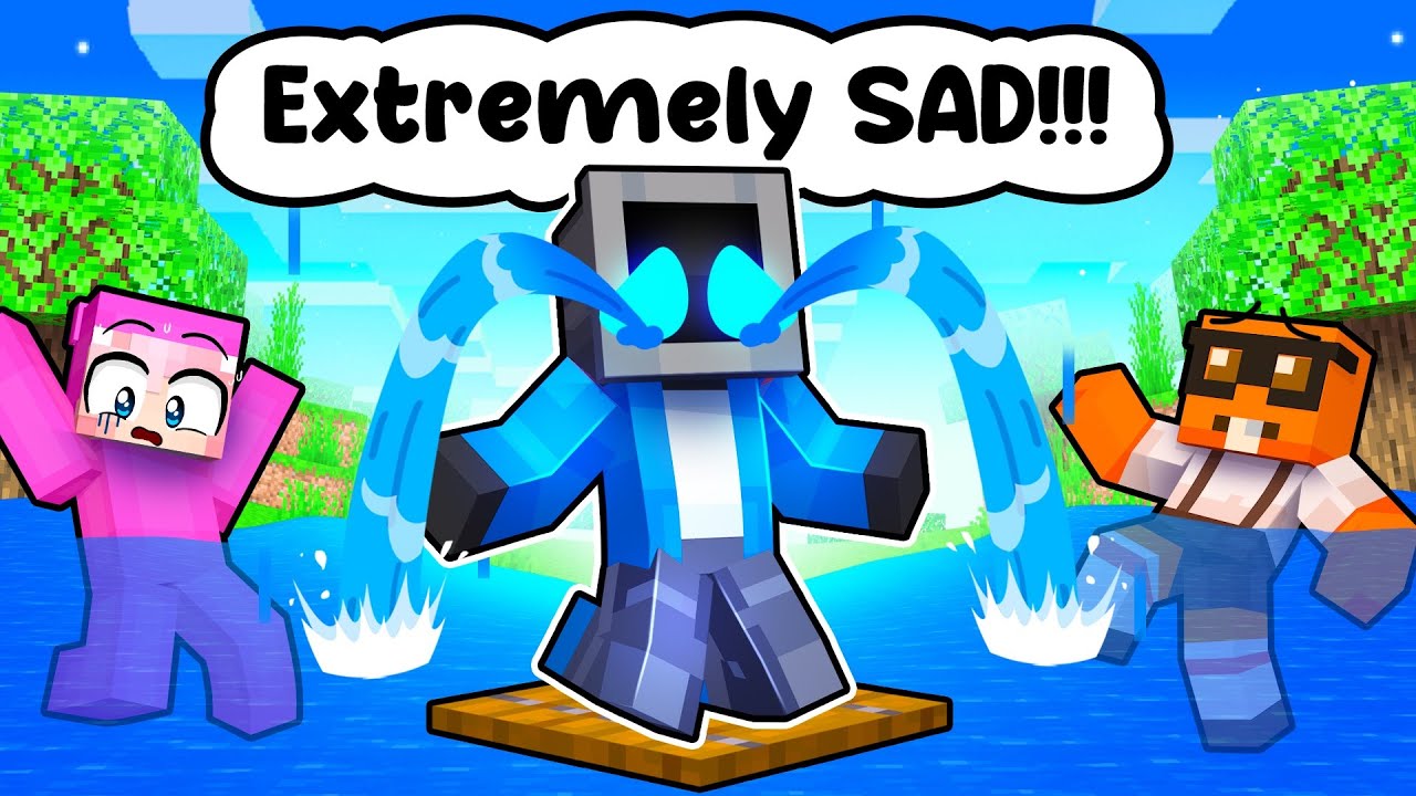 TeeVee is SO SAD in Minecraft!
