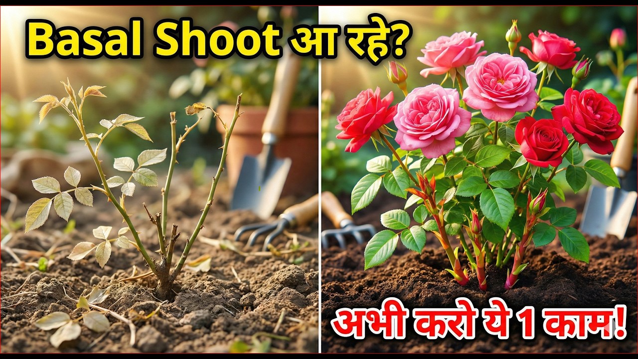 Soil Media में फरवरी में गुलाब पर ज्यादा बेसल शूट कैसे पाएं? करें ये जरूरी काम!