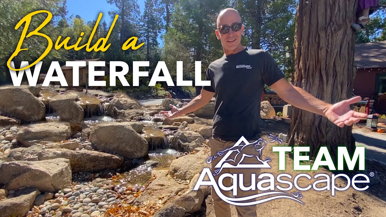 Pondless Waterfall Install with TEAM AQUASCAPE - Weekend at Bernies HOW TO BUILD LIKE THE PROS...