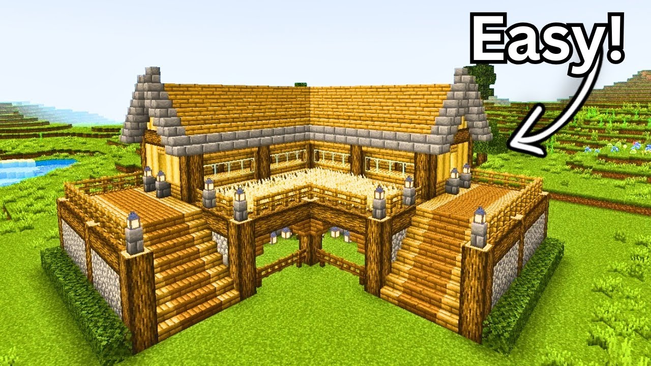Minecraft: How to build an easy survival house 
