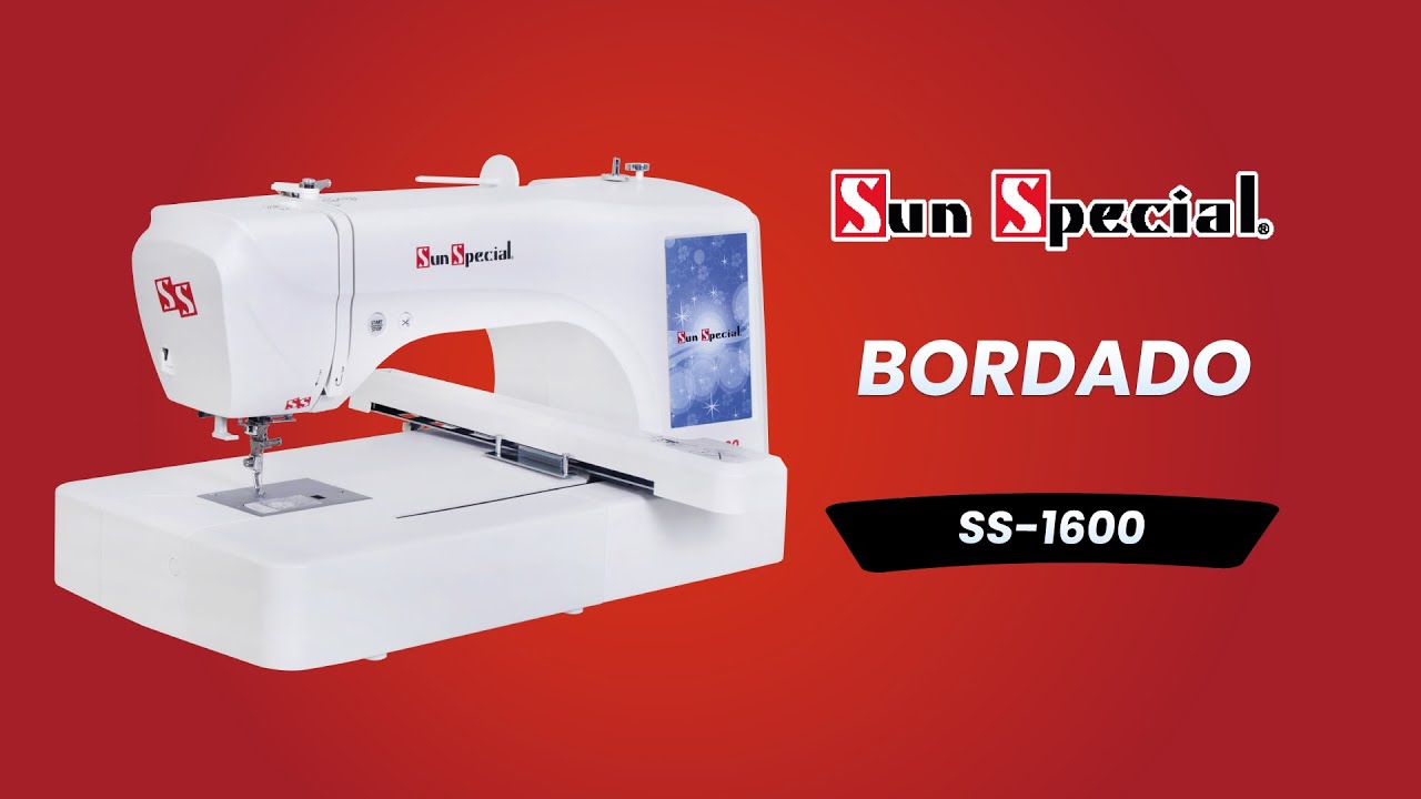 Treinamento da Bordadeira Sun Special SS-1600 Parte 3-4 - Bordado