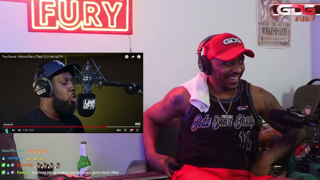 AMERICAN Reacts to Tiny Boost - Behind Barz (Take 2) | Link Up TV