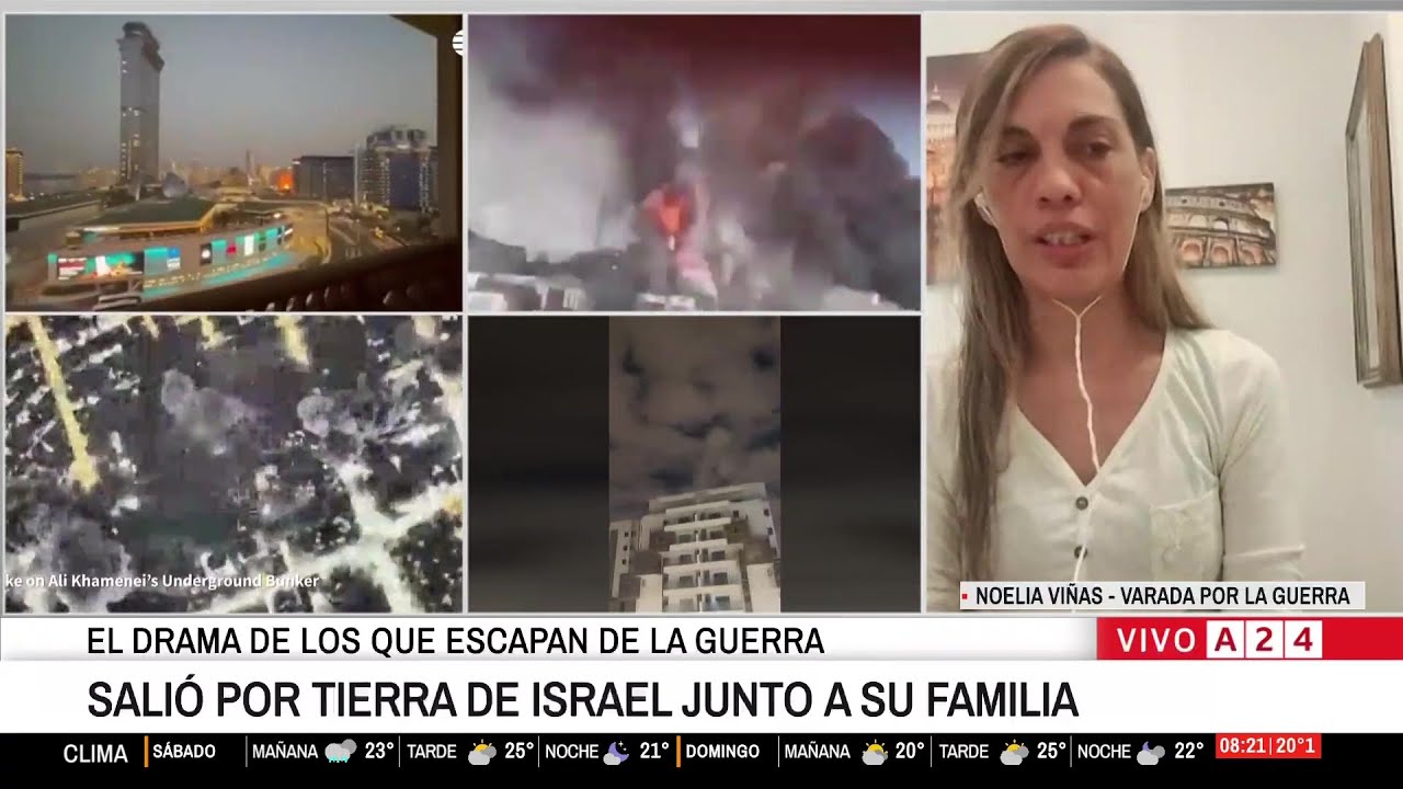 🔴 EL DRAMA DE LOS QUE ESCAPA DE LA GUERRA: LA HISTORIA DE NOELIA VIÑAS, VARADA POR LA GUERRA