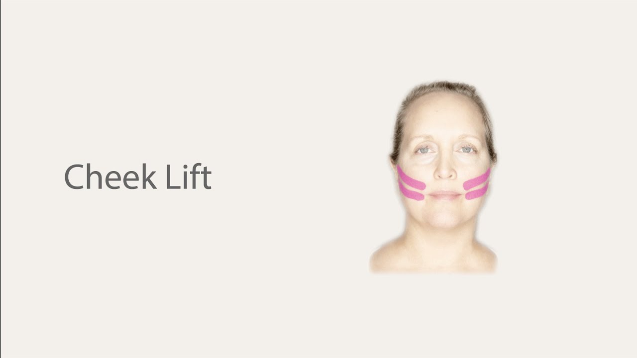 Lift your cheeks back where they belong with Face Taping. Learn How!