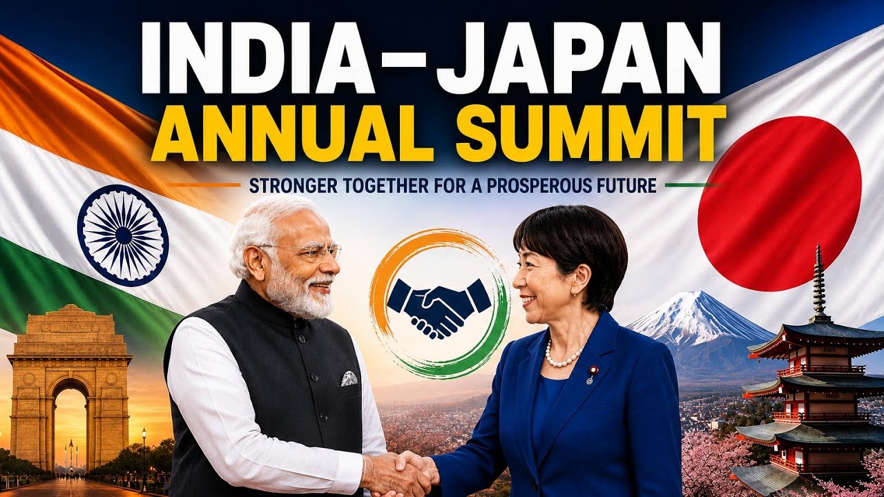 India-Japan Annual Summit 2026|Key Highlights & Major Announcement 