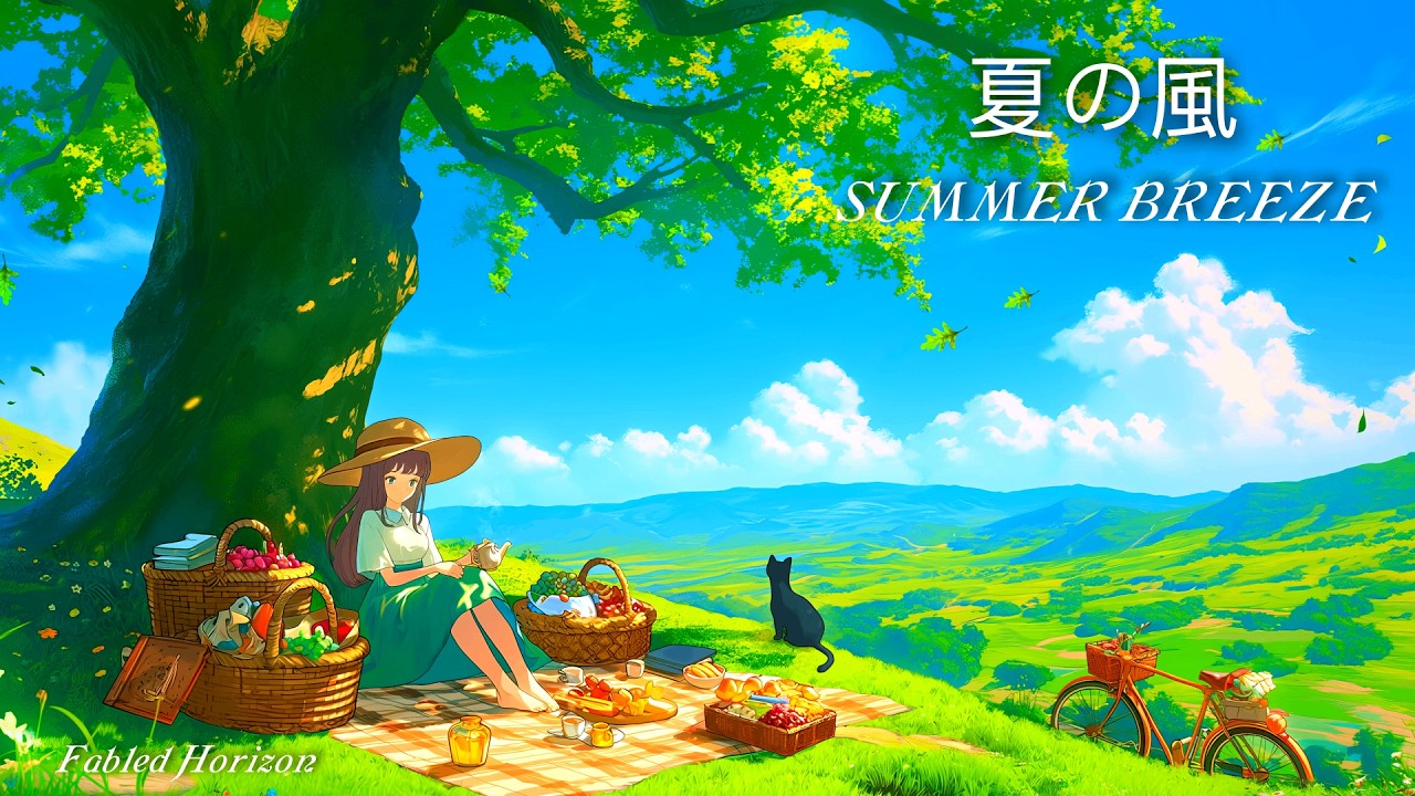 Relaxing Celtic Music 🍃 Beautiful Fantasy BGM for Study & Sleep | Summer Picnic Ambience 4K