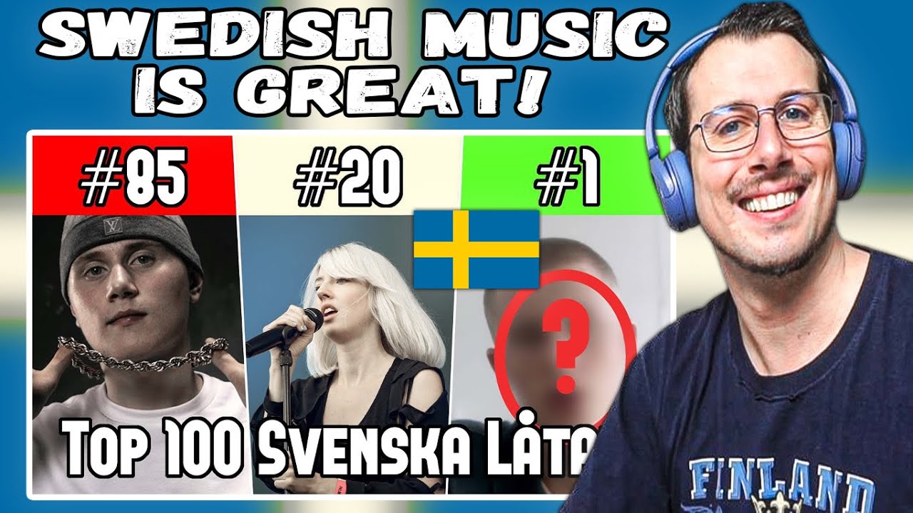 Top 100 Största Svenska Låtarna Genom Tiderna (på Spotify) 🇸🇪 Reaction