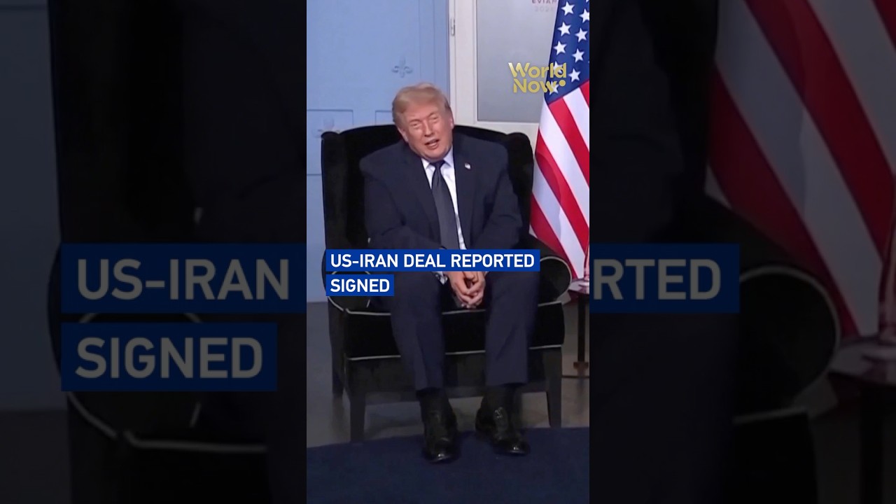 Trump says US-Iran deal signed, Strait of Hormuz to reopen #worldnow