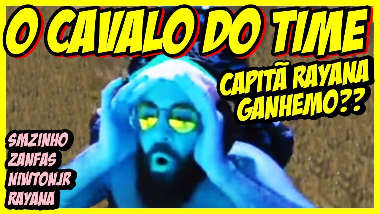 Smzinho Zanfas Niwton Jr e Rayana O CAVALO DO TIME