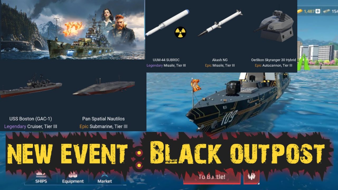 Modern Warships : New Event - Black outpost 
