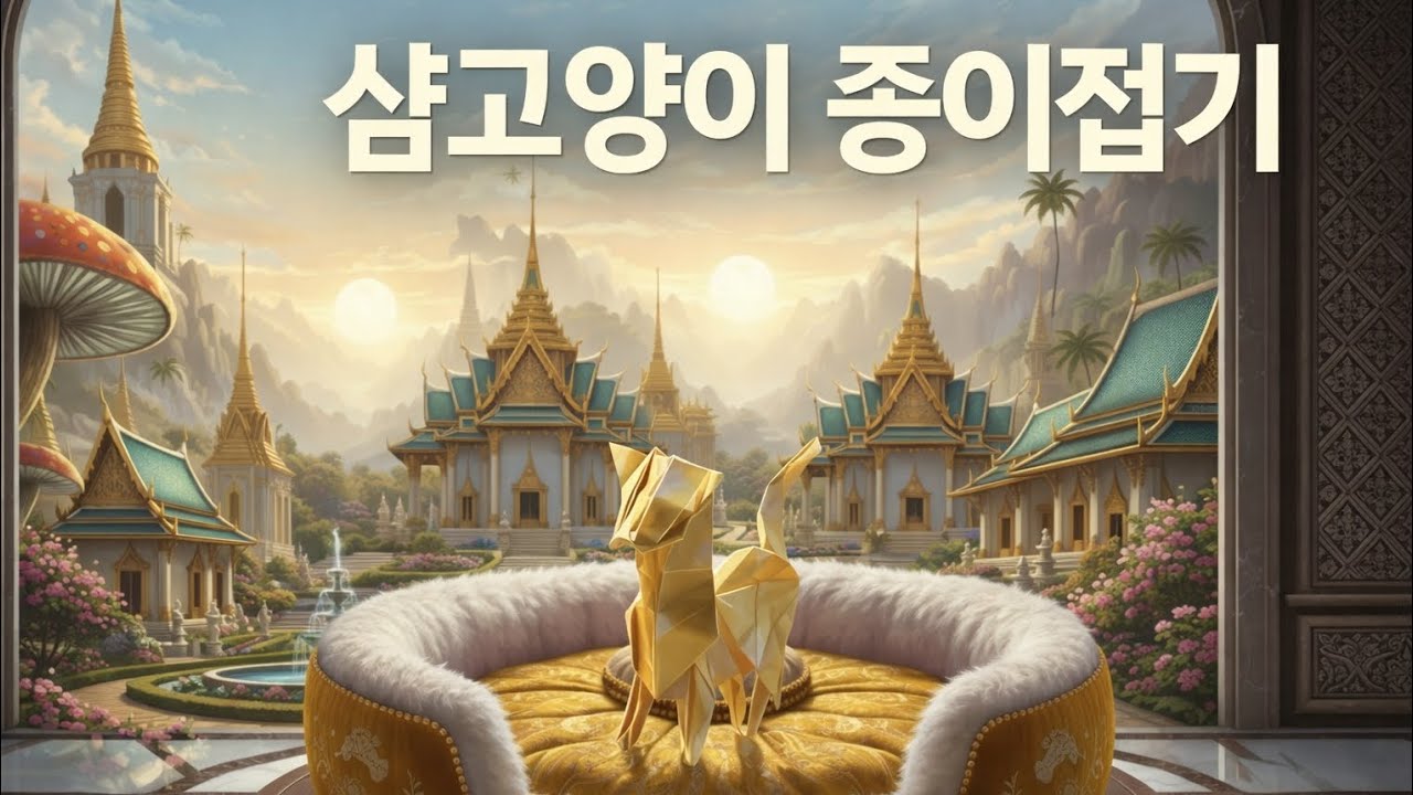 하루에 한장 10 - 샴고양이 종이접기