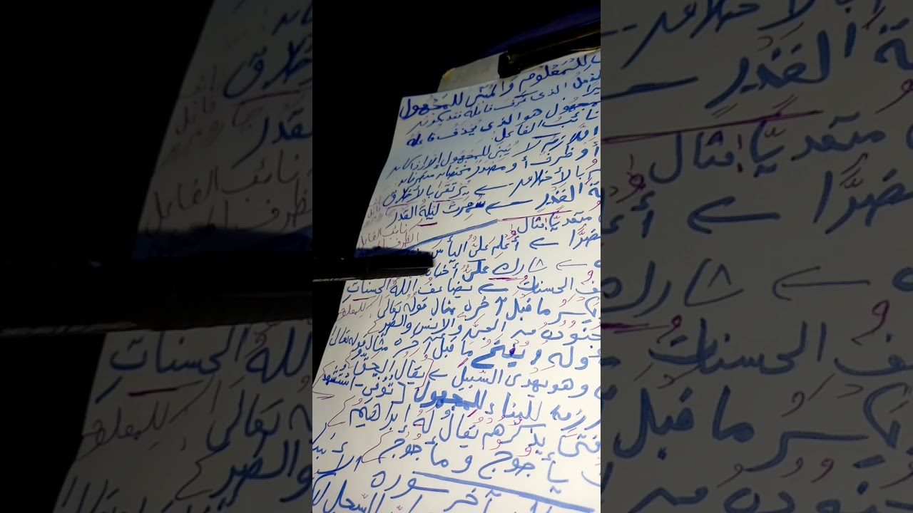 المبنى للمجهول والمبني للمعلوم