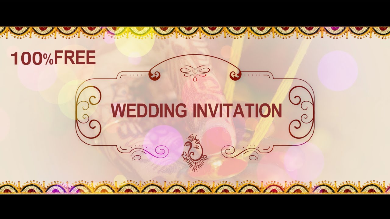 Latest Wedding Invitation Video Without Text | Free Green Screen Template 2022 | Link In Description