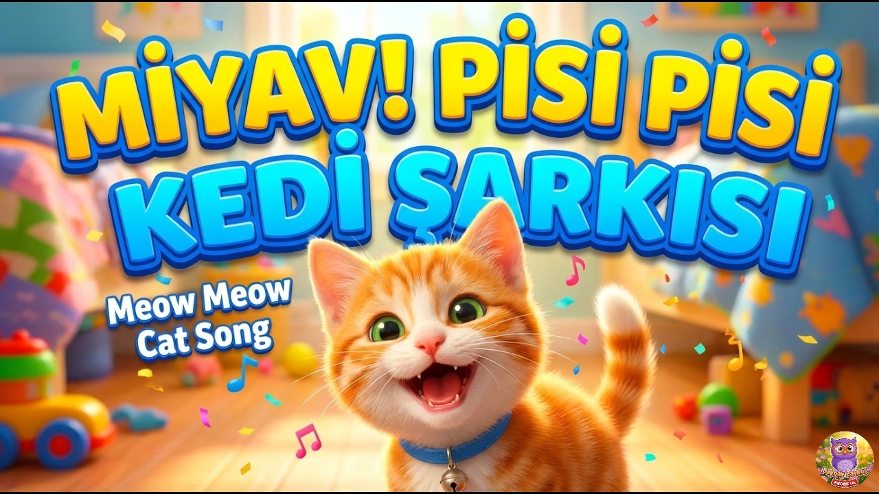 🐱 Miyav Miyav! Pisi Pisi Kedi Şarkısı | Meow Meow Cat Song 🎶 (Dans & Eğlence)