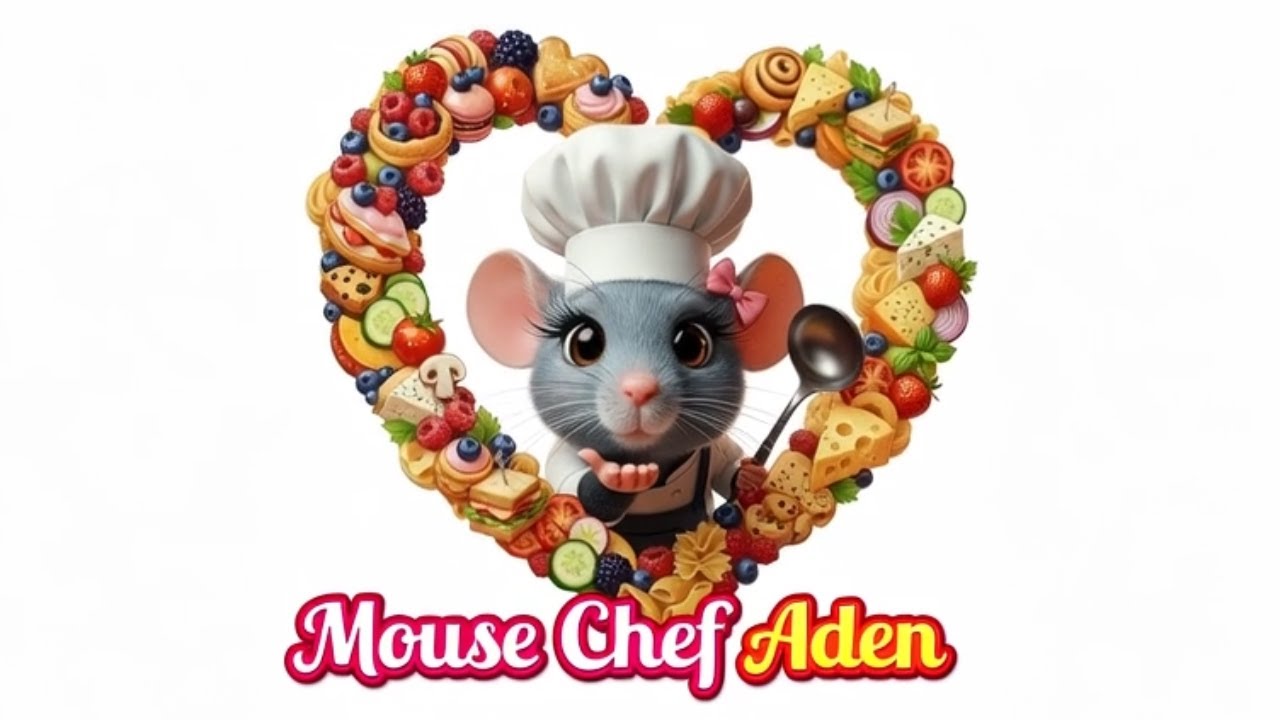 Chef Mouse Aden Intro Song | Animated ASMR Cooking Theme | Food Animation