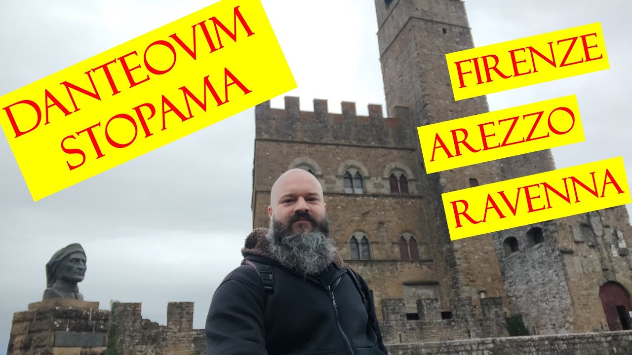 Danteovim stopama po Firenci, Arecu i Raveni: in situ biografija velikog pesnika #travelvlog #dante