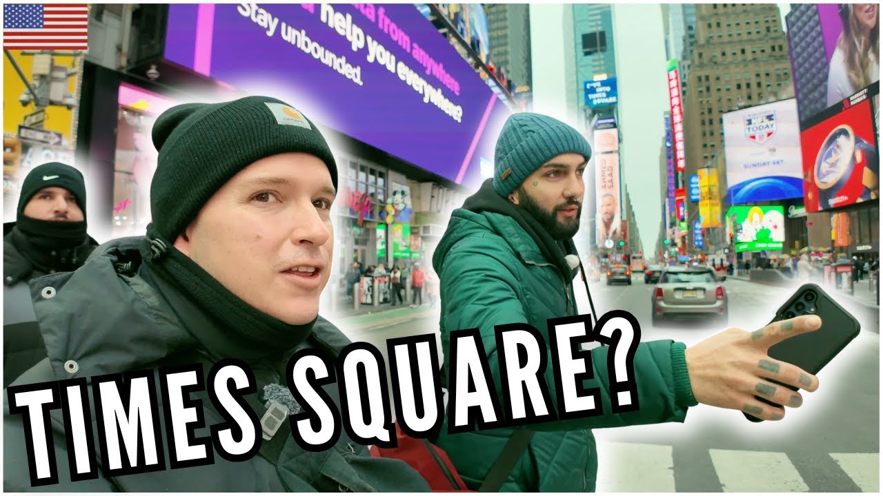 ESTA É A PIOR ZONA DE NOVA YORK?! TIMES SQUARE!🇺🇸