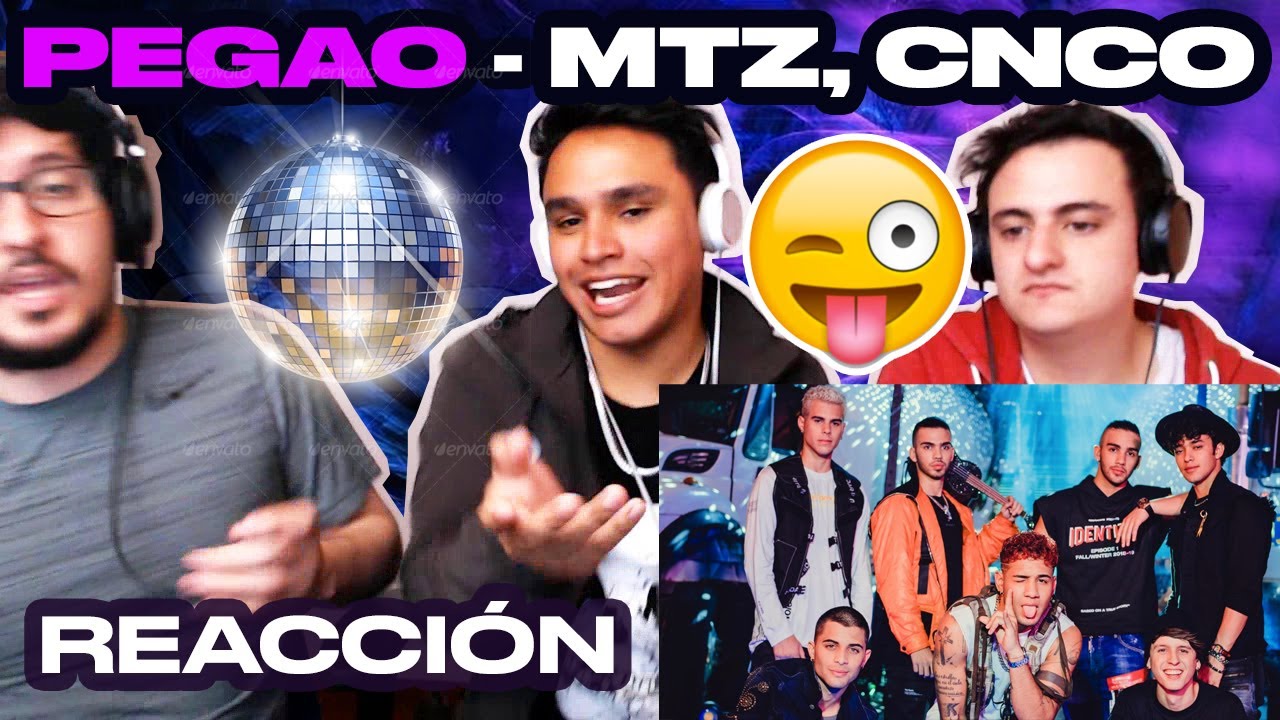 [Reacción] CNCO & Manuel Turizo - Pegao (Official Video) - ANYMAL LIVE 🔴