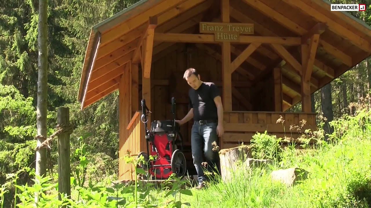 BENPACKER - Trekkinganhänger / Wanderanhänger / Pilgerwagen